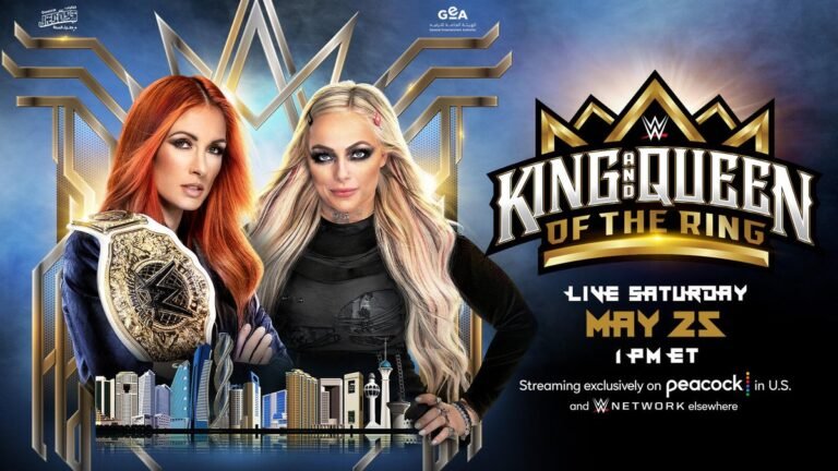 King and Queen of the Ring Finals Set, Match Card, Timings