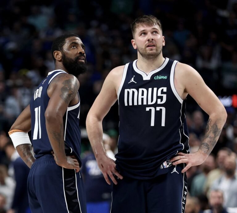 Luka Dončić, Kyrie Irving Lead Mavs Past Timberwolves In Game 1 of Western Conference Finals