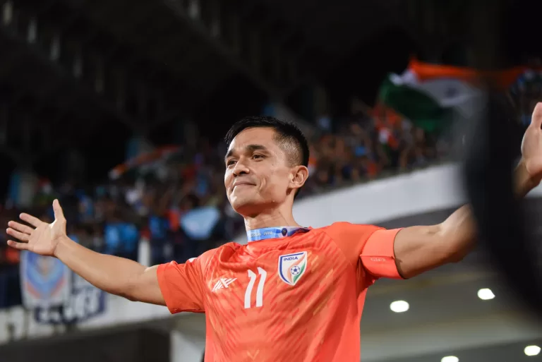 Sunil Chhetri in Tears as He Bids Farewell to Indian Football Team