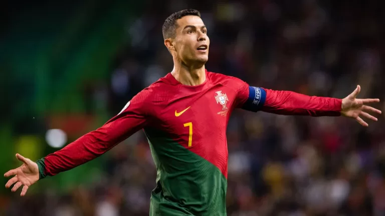 Cristiano Ronaldo Scores Stunning Brace to Take His International Goal Tally to 130