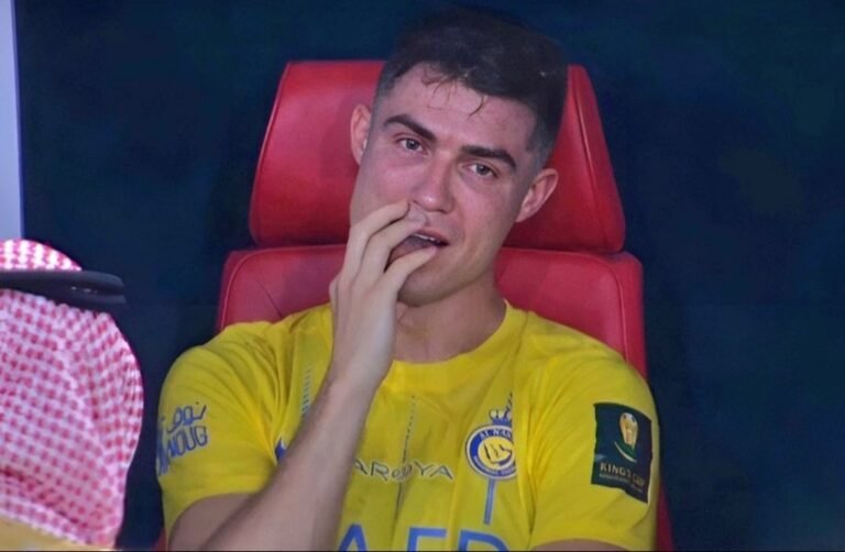 Watch: Cristiano Ronaldo Cries Uncontrollably After Al Nassr Lose in King’s Cup Final to Al Hilal