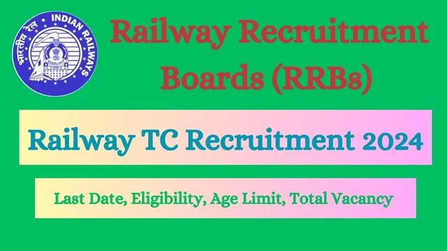 Railway TC Recruitment 2024 [11250 Post] Vacancy, Eligibility, Fee, Apply Online