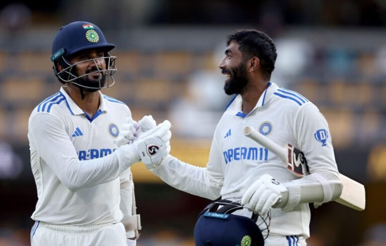 India Survives Gabba Test as Rain Keeps Teams Level