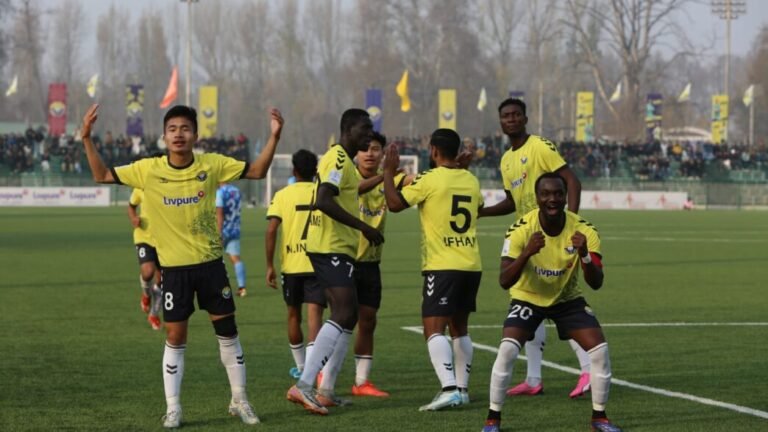 Real Kashmir Top I-League After Home Win Over Delhi FC