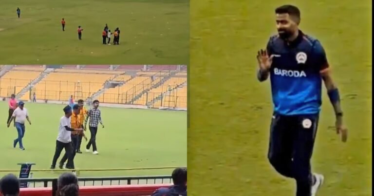 Hardik Pandya Wins Hearts After Stopping Security from Punishing Fans Who Invaded Pitch